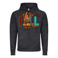 Vintage Black Fall Vibes Vintage Hoodie - CowhideDigitalArt