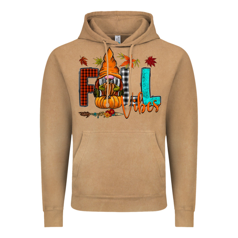 Fall Vibes Vintage Hoodie by CowhideDigitalArt | Teevron