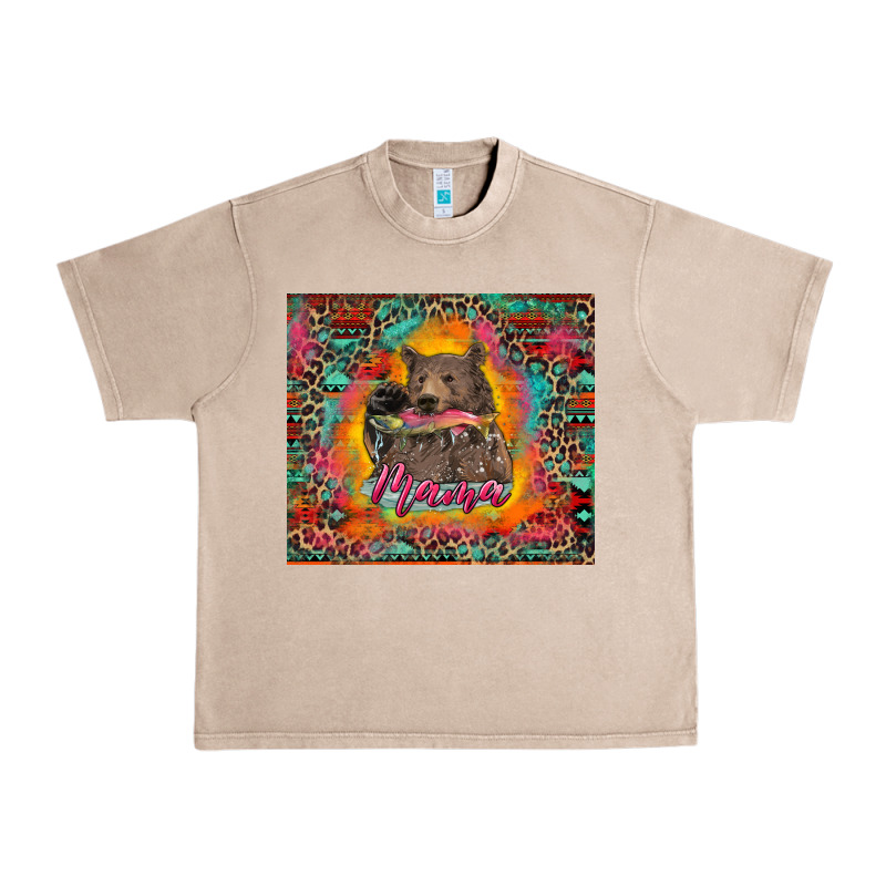 Mama Bear Leopard And Aztec Urban Heavy Tee by RanaPortraitStore | Teevron