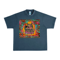 Midnight Navy mama bear leopard and aztec Urban Heavy Tee - RanaPortraitStore