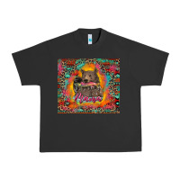 Pigment Black mama bear leopard and aztec Urban Heavy Tee - RanaPortraitStore