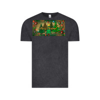 Vintage Black merry christmas license plate Vintage Tee - BundleAndBundleShop