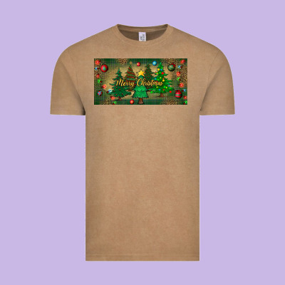 Merry Christmas License Plate Vintage Tee Designed By Bundleandbundleshop
