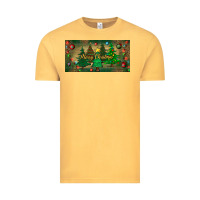 Vintage Mustard merry christmas license plate Vintage Tee - BundleAndBundleShop