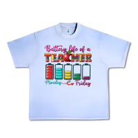 Grape Ice battery life of a teacher Urban Heavy Tee - BundleAndBundleShop