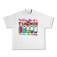 Lunar Rock battery life of a teacher Urban Heavy Tee - BundleAndBundleShop
