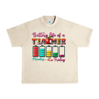 Sandshell battery life of a teacher Urban Heavy Tee - BundleAndBundleShop