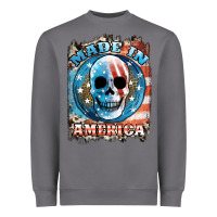 Storm made in america skull Heavyweight Sweatshirt - JahusDesignShop