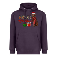 Merry Christmas Labrador Retriever Heavyweight Hoodie | Teevron