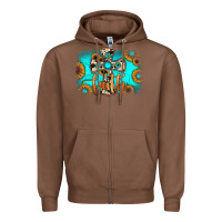 Chestnut faith cross Zipper Hoodie - JahusDesignShop