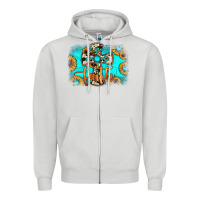 Dove Grey faith cross Zipper Hoodie - JahusDesignShop