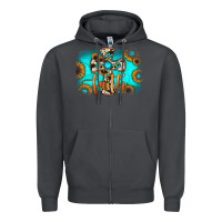 Smoke faith cross Zipper Hoodie - JahusDesignShop