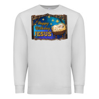 Dove Grey happy birthday jesus Premium Sweatshirt - RanaPortraitStore