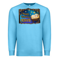 Ocean Blue happy birthday jesus Premium Sweatshirt - RanaPortraitStore