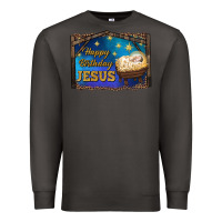 Smoke happy birthday jesus Premium Sweatshirt - RanaPortraitStore