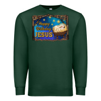 Sports Green happy birthday jesus Premium Sweatshirt - RanaPortraitStore