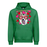 Emerald valentine's day  white shepherd Urban Hoodie - RanaPortraitStore