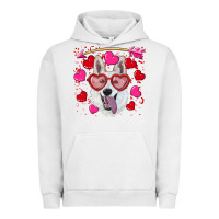 Pigment Lunar Rock valentine's day  white shepherd Urban Hoodie - RanaPortraitStore