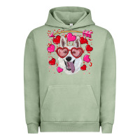 Pigment Oil Green valentine's day  white shepherd Urban Hoodie - RanaPortraitStore