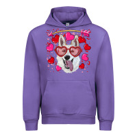 Tulip valentine's day  white shepherd Urban Hoodie - RanaPortraitStore
