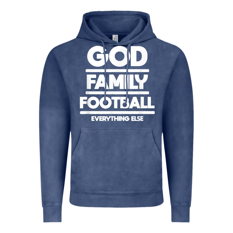 God Family Football Christian Faith Shirt Vintage Hoodie by baoMotion | Teevron