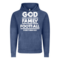 Vintage Denim god family football christian faith shirt Vintage Hoodie - baoMotion