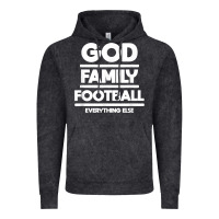 Vintage Black god family football christian faith shirt Vintage Hoodie - baoMotion