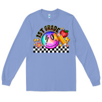 Colony Blue 1St Grade Long Sleeve Tee - CowhideDigitalArt