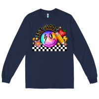 Navy 1St Grade Long Sleeve Tee - CowhideDigitalArt