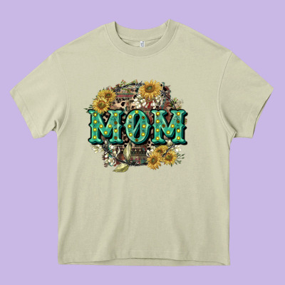Aztec Mom Mother's Day Heavy Core Tee Designed By Cowgirlartshop