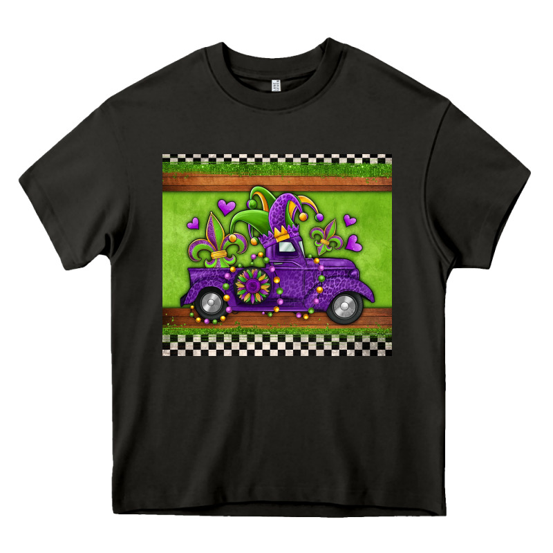 Mardi Gras Truck Heavy Core Tee by Jasminsmagicworld | Teevron