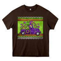 Chocolate Brown mardi gras truck Heavy Core Tee - Jasminsmagicworld