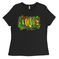 Black love like jesus st. patricks Ladies Tee - FaDigitalArtStudio