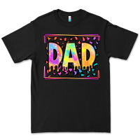Black lgbtq tie dye dad Premium Tee - OliviaCreatesArt
