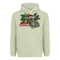 Matcha merry christmas french bulldog Heavyweight Hoodie - RanaPortraitStore