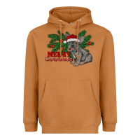 Meerkat merry christmas french bulldog Heavyweight Hoodie - RanaPortraitStore