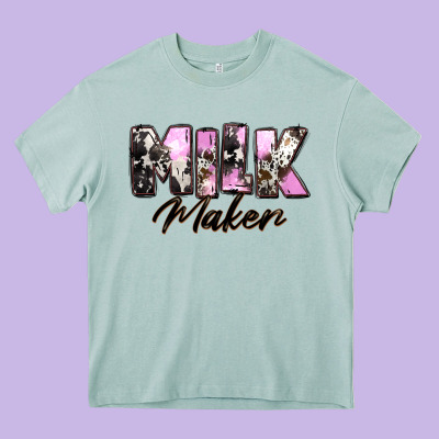 Milk Maker Mother's Day Heavy Core Tee Designed By Cowgirlartshop