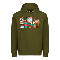 Army Green Teacher Coffee Cups Premium Hoodie - Artiststas