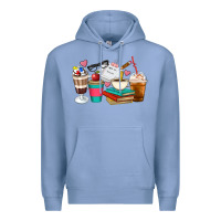 Colony Blue Teacher Coffee Cups Premium Hoodie - Artiststas