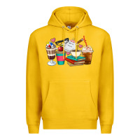 Lemon Teacher Coffee Cups Premium Hoodie - Artiststas