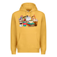 Mustard Teacher Coffee Cups Premium Hoodie - Artiststas