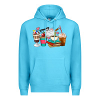 Ocean Blue Teacher Coffee Cups Premium Hoodie - Artiststas