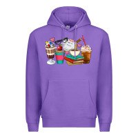 Purple Teacher Coffee Cups Premium Hoodie - Artiststas