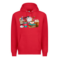 Red Teacher Coffee Cups Premium Hoodie - Artiststas