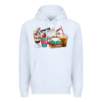 White Teacher Coffee Cups Premium Hoodie - Artiststas