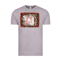 Vintage Zinc baseball leopard background Vintage Tee - RanaPortraitStore