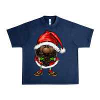 Navy afro santa gnomes Urban Heavy Tee - FaDigitalArtStudio