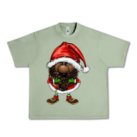 Oil Green afro santa gnomes Urban Heavy Tee - FaDigitalArtStudio