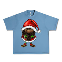 Pebble Blue afro santa gnomes Urban Heavy Tee - FaDigitalArtStudio