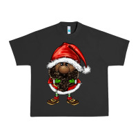 Pigment Black afro santa gnomes Urban Heavy Tee - FaDigitalArtStudio
